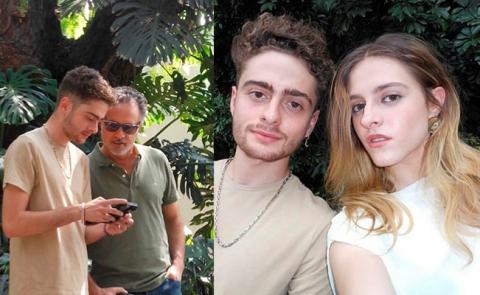 El hijo de Erika Buenfil asegura que tiene buena relación con su padre