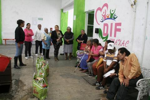 Con estas despensas mejoramos la alimentación de los abuelitos: AHL imagen 1