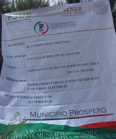 Alcalde de Tequexquitla da banderazo de inicio de obra en Barrio de Guadalupe imagen 2