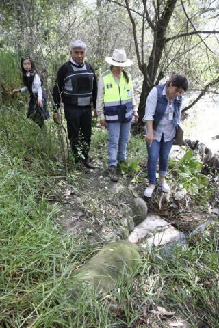 Funcionarios del municipio recorren drenajes para detectar puntos colapsados imagen 1
