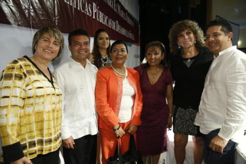 Lorena Cuéllar Cisneros en el Foro Regional Diálogo plural para el marco jurídico y las políticas de desarrollo social.