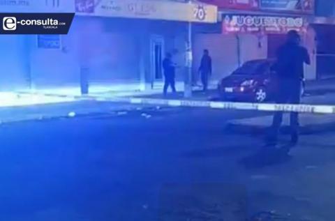 Pistoleros abren fuego en contra de los propietarios de una óptica en Apizaco