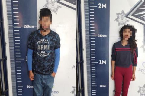 Detiene Policía de Apizaco a dos personas por presunto robo a casa habitación