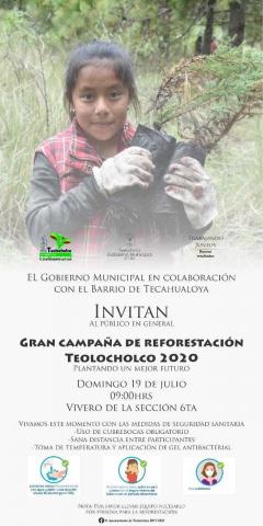 El Gobierno Municipal se alista para la gran campaña de reforestación Teolocholco 2020 imagen 4