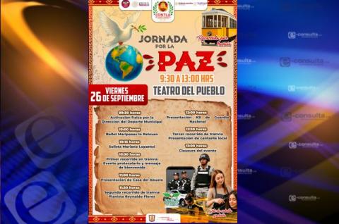 ¡Este viernes 26 de Septiembre, Contla de Juan Cuamatzi recibe las jornadas por la paz!