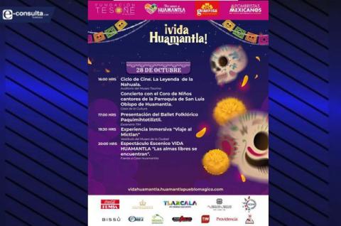 Continúa el Festival Vida Huamantla con actividades culturales para este 28 de octubre
