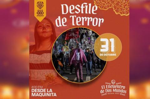 El Ayuntamiento de Apizaco invita al Gran Desfile de Terror 2025