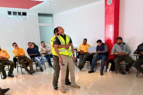 FSTSE capacita a brigadistas de CONAFOR en primeros auxilios; Blanca Águila resalta su labor a favor de los bosques imagen 1