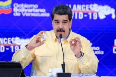 Asegura Maduro que el 100% de los enfermos de Covid se curan con sus gotas milagrosas