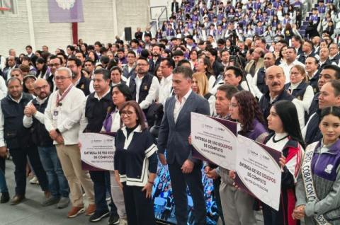Gobernadora LCC entrega 500 computadoras y fortalece la educación de 17 mil estudiantes