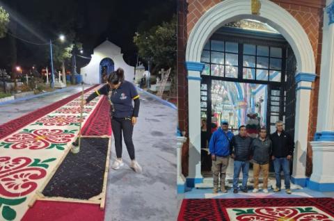 Celebra Acxotla del Río a la guadalupana