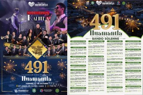 Huamantla celebra 491 años de historia, cultura y tradición
