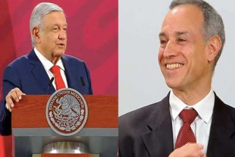AMLO defiende a López-Gatell cantándole no estás solo