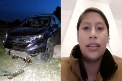 Evade responsabilidad diputada de Morena al provocar múltiple choque en Guanajuato