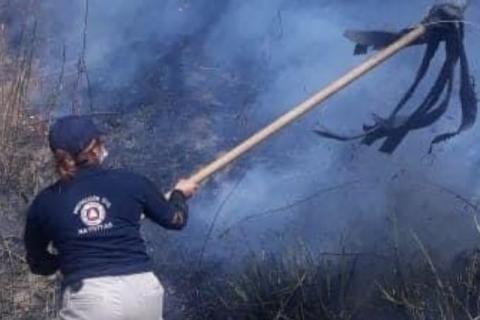 Exhortan a campesinos de Nativitas a evitar quemas agrícolas