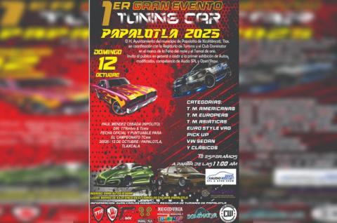 Gran evento de Tuning Car este fin de semana en la feria de Papalotla