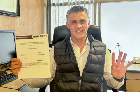 Se registra Alfonso Sánchez García como aspirante al Senado de la República