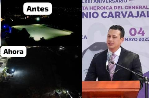 La Unidad Deportiva colapsa en penumbras ante los ojos de todos… menos del alcalde Azaín Avalos