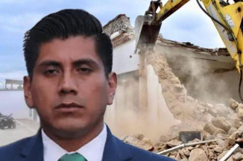 Alcalde de Mazatecochco mentiroso, aun no hay presidencia ni proyecto de reconstrucción