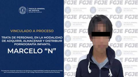 Juez vincula a proceso a imputado por adquirir, almacenar y distribuir pornografía infantil: FGJE