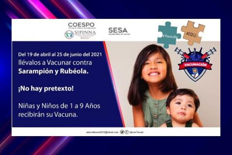 Aprovechar el sistema de vacunación para niños, piden en Yauhquemehcan