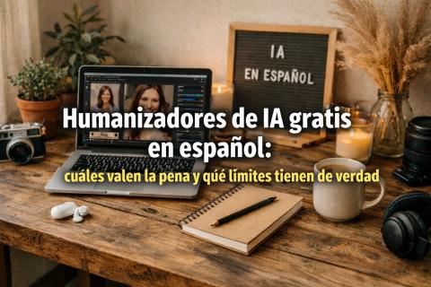 Humanizadores de IA gratis en español: cuáles valen la pena y qué límites tienen de verdad