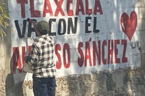 Le frenan a Sánchez García su promoción; ITE ordena retirar publicidad en bardas