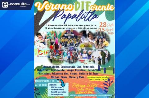 En Papalotla menores tendrán un verano DIFerente mediante curso con actividades educativas y recreativas