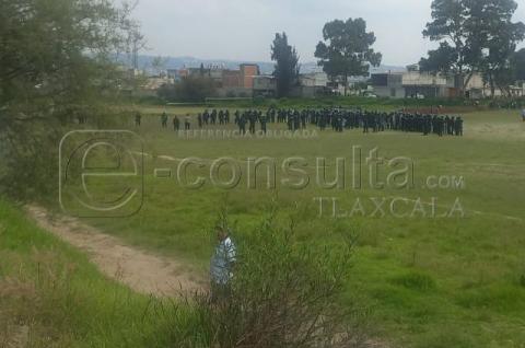 Entre cenizas hallan un cuerpo calcinado en Huactzinco; permanece en calidad de desconocido
