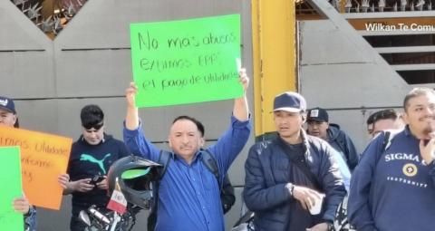 Empresa de Apizaco se quiere chamaquear a sus trabajadores; los dejan sin utilidades