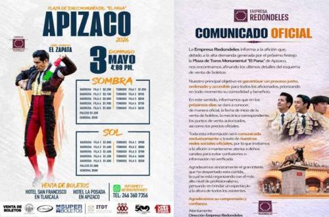 Lujo para unos cuantos; afición revienta contra precios de la corrida en Apizaco