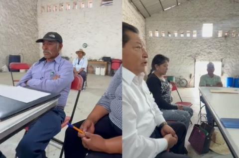 Alcalde de Tepetitla se reunió con ejidatarios de la cabecera municipal