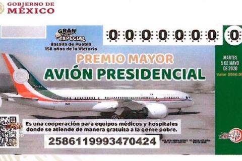 Distribuyen en Jalisco 200 mil boletos a la venta para el sorteo del avión presidencial