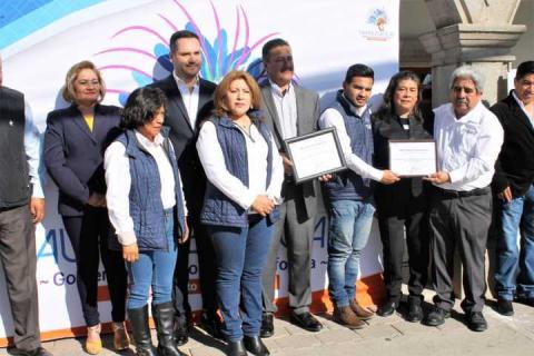 Coeprist certifica libre humo de tabaco al ayuntamiento de Yauhquemehcan