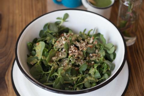 "Ensalada del mercado” servida en Cate de mi corazón, Col. Condesa 