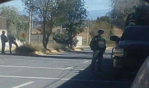 Militares y policías sitian corredor industrial Xiloxoxtla imagen 2