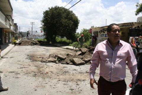 Alcalde mejora la imagen urbana de la calle Guerrero con adoquín imagen 2