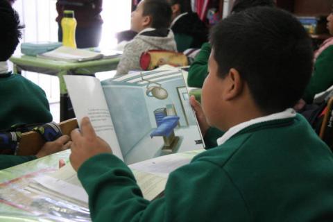 Carin Molina continúa entregando libros a la población estudiantil imagen 3