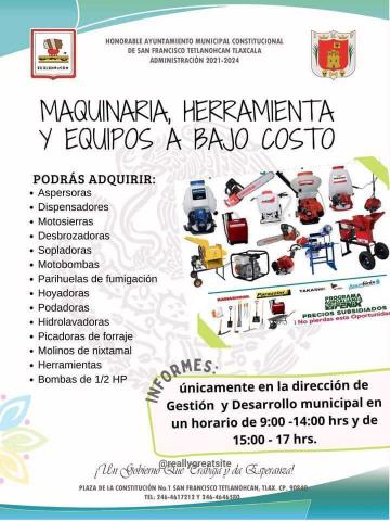 Gobierno de Tetlanohcan apoya a los productores del municipio