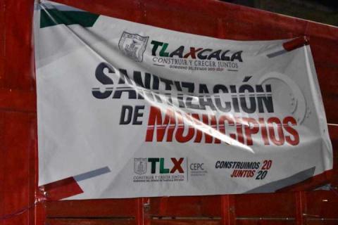 Llevamos a cabo la primer jornada de sanitización a lo largo de puntos estratégicos en el municipio imagen 5