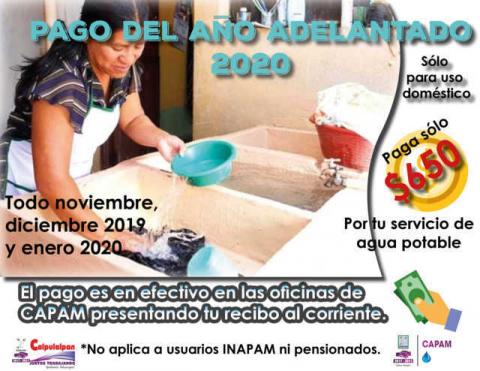 Inicia en Calpulalpan campaña de pago adelantado de agua potable con descuento imagen 1