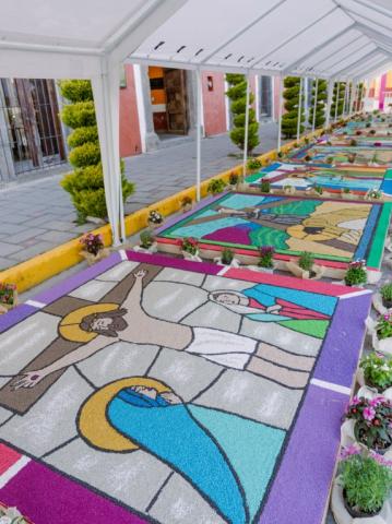 Fundación Te Soñé impulsa nuevo espacio para el arte efímero en Semana Santa en Huamantla