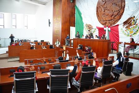 Alzan la voz niñas y niños en el XVII Parlamento Infantil 2026 del Congreso del Estado