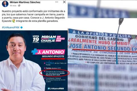 Integrante de planilla de Miriam Martínez es acusado de desvío de recursos