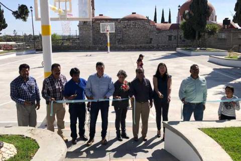 Oscar Murias entrega nuevo parque con una inversión superior a 1.2 mdp