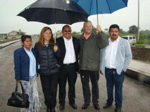 Constató Juan Corral Mier avances de obra carretera en Zitlaltepec imagen 2