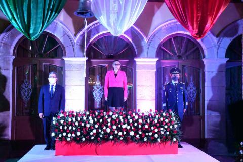 Grito de Independencia virtual histórico para Tlaxco: Gardenia Hernández imagen 1