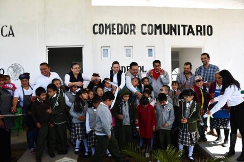 Inaugura comedor comunitario Sedesol y Gobierno Municipal De Tlaxco imagen 1