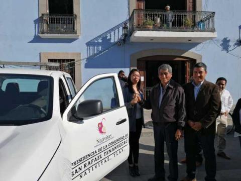 Entrega tres patrullas Oscar Murias a comunidades de Nativitas