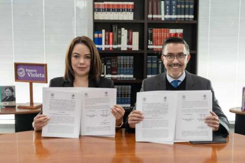 Firman Poder Judicial del Estado de Tlaxcala y Escuela Nacional de Formación Jurídica Convenio de Colaboración Académica imagen 1